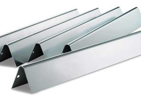 Set di 5 Barre Flavorizer in Acciaio Inox per Genesis 300 dal 2007 al 2011 (Manopole Ripiano Laterale) Weber Cod. 7540